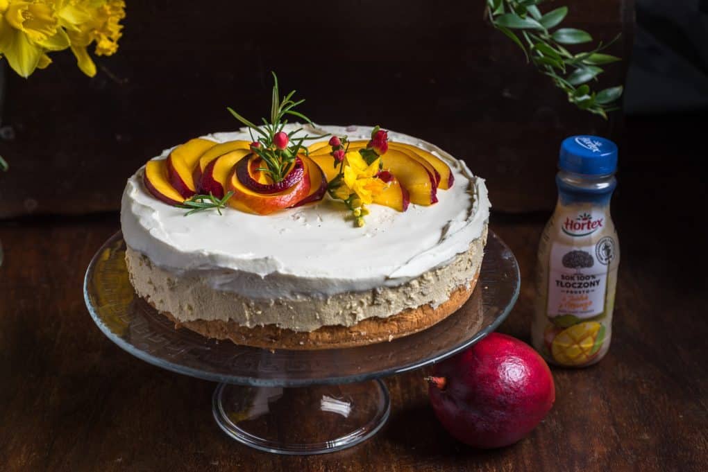 Tort z kremem o smaku jabłek i mango Thermomania Thermomix