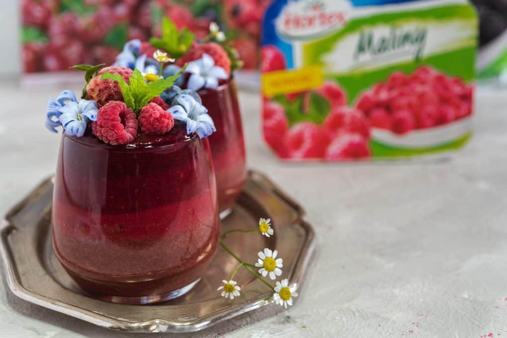 Smoothie warstwowe z czerwonych owoców Thermomania Thermomix