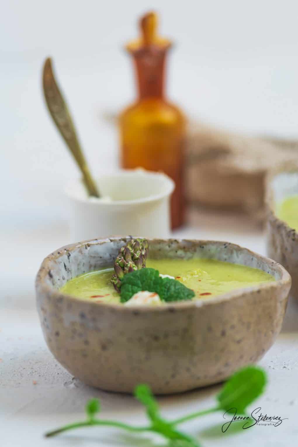 Zupa krem z zielonych szparagów Thermomania Thermomix