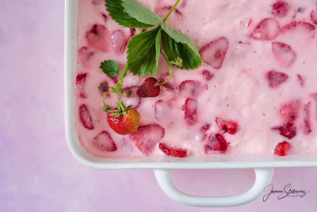 Sernik truskawkowy na zimno Thermomania Thermomix