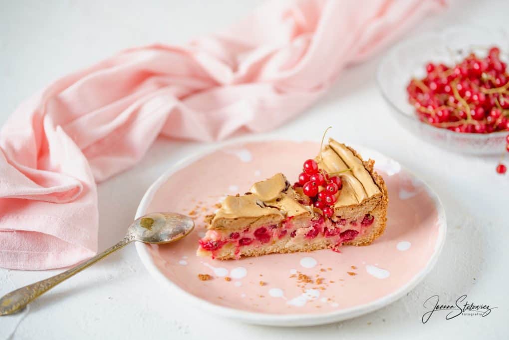 Kruche ciasto z czerwonymi porzeczkami i bezą Thermomania Thermomix