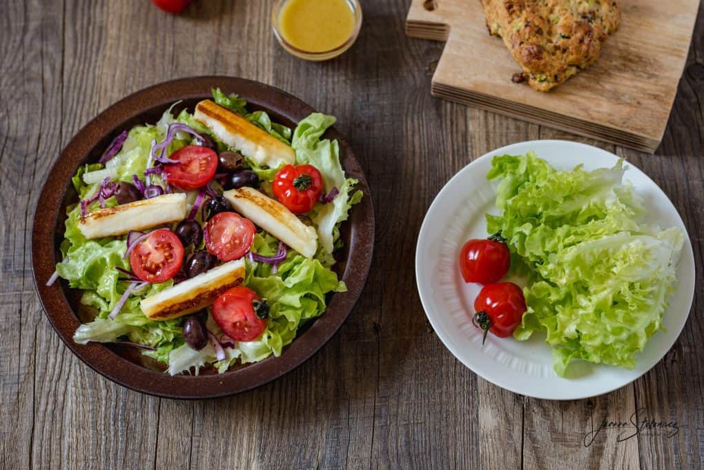 Sałatka z grillowanym serem Thermomania Thermomix