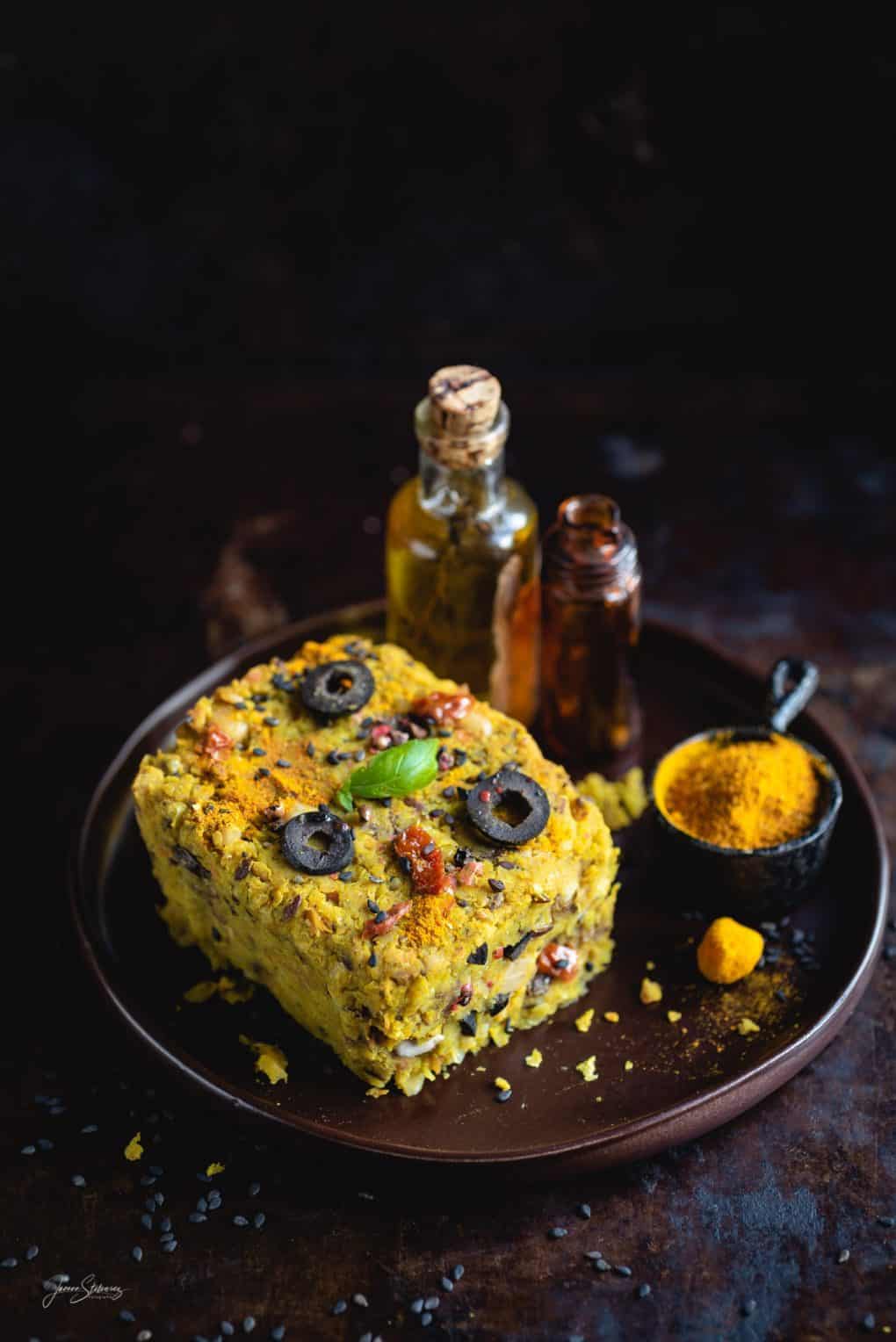 Warzywny pasztet z cieciorki