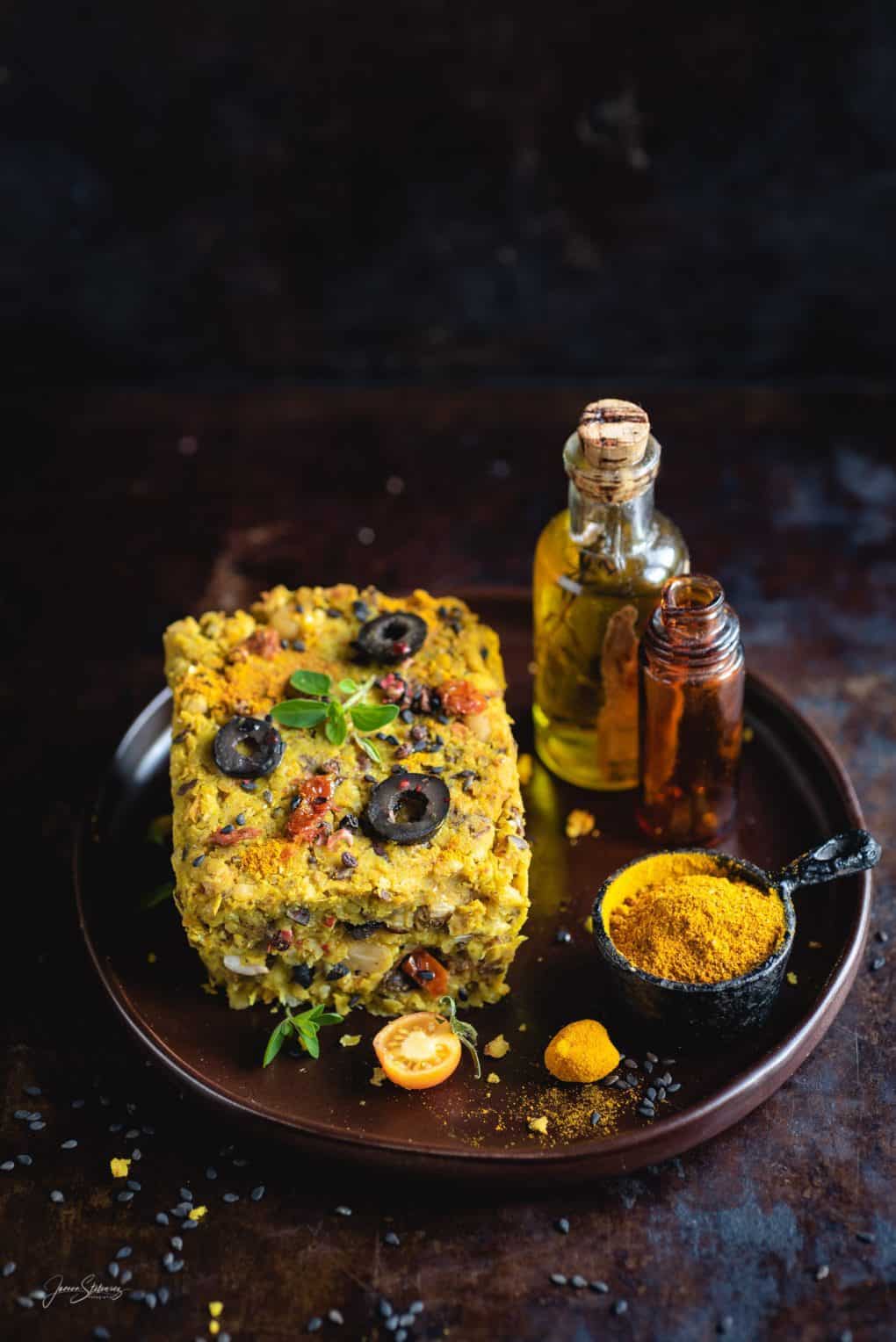 Warzywny pasztet z cieciorki